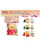 SCHOOLISH Soft Touch Girls Mini Hanging Cute Children Side Bags with Strap Keyring Comb Hair Accessories and Compact Mirror for Baby Girl Boy Birthday Gift Present - PACK OF 1 - COLOR MAY VARY