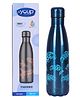 YOUP Thermosteel Insulated Double Wall Blue Color Water Bottle SHINY - 500 ml