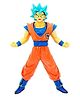 Awestuffs Dragonball Anime Super Saiyan Goku Blue Large Action Figure Limited Edition Figure Toy Statue Merchandise for Anime Lovers (18 cm)