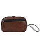 Mike Pu Leather Multipurpose Pouch - Brown