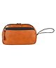 Mike Pu Leather Multipurpose Pouch - Tan