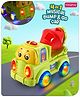 Babyhug Musical Bump & Go Cement Mixer Truck with Lights & Rolling Eyes|Child-Safe Construction Vehicle|Multi-Sensory Educational Toy|Portable & Battery Operated|Ideal Gift|BIS|3+ Years|Green