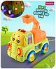 Babyhug Musical Bump & Go Construction series Excavator Truck - Green| Rolling Eyes| Lights & Music| Rattling Sound| Spatial Awareness| Cause & Effect| Free Wheels| Hand-eye-coordination - Green