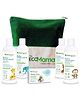 The Eco Mama 5-in-1 Baby Skin & Hair Care Combo Kit Medium with Shampoo, Body Lotion, Body Wash, Hair Oil (100ml each)