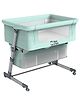 House of Quirk Portable Baby Crib, Bedside Bassinet 3 in 1 - Green