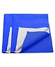 Trance Home Linen Supersoft Quick Dry Baby Sheet for Kids Pack of 2- Small, Ink Blue