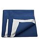 Trance Home Linen Supersoft Baby Dry Sheet Quick Dry Waterproof Sheet for Kids Pack of 2- Small, Navy Blue