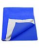 Trance Home Linen Supersoft Soft Extra Absorbent Water Proof Baby Dry Sheet for Kids- Medium, Ink Blue