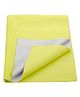 Trance Home Linen Supersoft Soft Baby Dry Sheet for Kids- Large, Lemon