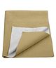 Trance Home Linen Dry Bed Protector Sheet for Kids- Beige