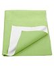 Trance Home Linen Supersoft Extra Absorbent Baby Dry Sheet for Kids- Single, Pista Green