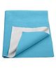 Trance Home Linen Supersoft Baby Dry Sheet Quick Dry Waterproof Baby Bed Protector Sheet for Kids- Medium, Aqua Blue