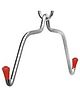 Aamivi Stainless Steel Baby Swing Cradle Hanger Rod for Cradles Pangra Kada with Safety Sleeves Pack OF 2 Silver