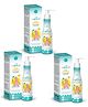 Mateo Baby Shampoo, Nourishes Baby's Hair & Scalp Dermatologist Certified Toxin-Free & Tear-Free Shampoo with Coconut Aloe Vera & Avocado Oil pH 5.5 200 ml (Pack of 3)