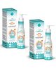 Mateo Top-to-Toe wash for babies As Gentle As Safe For Baby's First Bath Dermatologically Certified Toxin-Free Aloe Vera Jojoba Sweet Almond and Avocado Oil 200 ml (Pack of 2)