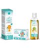 Mateo Baby Moisturizing Lotion (200ml), Baby Cleansing Bar (75g) & Baby Massage Oil (100ml) Combo Pack