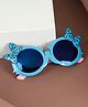 Passion Petals Kids Unisex UV Protected Butterfly Style Sunglasses For Age 2-6 Years With Case - Blue