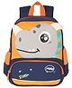 Passion Petals Unisex Rhino School Backpack For Kids - Orange
