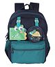 Passion Petals Unisex Croc School Backpack For Kids - Green