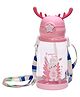 Adore Antillo Pop-up Straw Sipper with Adjustable Strap 300ml (Pink)