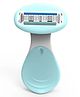 Adore Ultra Slim 4 stainless Steel Blade Razor | Body Razor for Women | Rotatable Head Women Razor with Storage Case for Women (Blue)