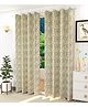 JARS Collections Velvet Semi Blackout Window  Curtains With Metal Grommet Pack of 2  Cream