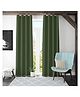 JARS Collections  Super Satin Solid Blackout Door Curtains With Metal Grommet Pack of 2  Green