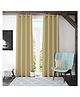 JARS Collections  Super Satin Solid Blackout Long Door Curtains With Metal Grommet Pack of 2  Gold