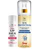 TNW The Natural Wash Skincare Combo with Sun Protection SPF 50 Spray & Rose Tinted Lip Balm - 110 ml