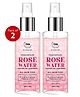 TNW The Natural Wash Set of 2 Steam Distilled Rose Water 200 ml Each