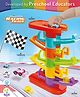 Intelliskills Premium Zip Zap Zoom Racing Tower Track with Stack, Drop, Roll & Ramp Play for Kids | Toy Car Ramp Race Track- 3 Toy Cars | Best Gift for Kids | BIS certified