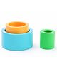 Kizoplay Wooden Stacking and Nesting Bowl - 3 Pieces