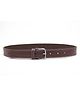 Childway Square Side Buckle Closure Belt - Dark Brown