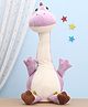 Aarohi Toys Dancing Angry Dino Musical Soft Toy Purple - Height 32 cm