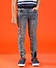 Tales & Stories Denim Woven Slim Fit Mild Washed Joggers - Khaki Tint
