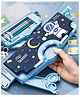 YAMAMA Sky Travel Multifunctional Pencil Magnetic Box High Tech Creative Cartoon Stationery Box Space Double Layer Large Capacity Double Sided Pencil Box For Kids  Multicolor