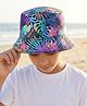 Pine Kids Bucket Cap with Tropical Print - Multicolour