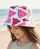Pine Kids Bucket Hat with Watermelon Print - Multicolour