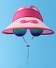Babyhug Visor Cap with Sunglasses - Pink