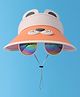 Babyhug Visor Cap with Sunglasses - Orange