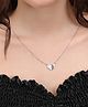 Silver Chest 925 Silver Pendant and Girls with Silver Chain And AAA Cubic Zirconia stones Design - Two Heart as One