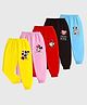 KUCHIPOO Pack Of 5 Disney Featuring Mickey & Friends Printed Track Pants -  Multi Colour
