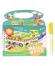 Oskart Magical Aqua Doodle Reusable Water Painting Book With Magic Doodle Pen Educational Coloring and Drawing Board Game for Kids 1 Pc Assorted Characters - 10 Pages