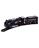 Oskart Black Enterprise Train Set - 13-Piece Battery Operated Toy Set with Headlight for Kids