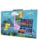 Oskart Sapphire Creations: 128-Piece Portable Art Set in Briefcase - Perfect for Kids and Adults Includes Blue Markers -  Chalks -  Pencils -  and Paints for Endless Artistic Adventures (blue) (Assorted Print)