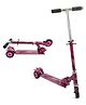 Oskart Durable Pink Metallic 3-Wheel Scooter: Height-Adjustable Kids Kick Scooter - Stylish and Sturdy Scooter for Children (Pink) (Assorted Print)