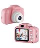 Oskart Digital Camera for Kids 12 MP Video Recorder, Portable Design, 2 inch Screen, Inbuilt Games - Perfect for Child's Video Recording and Computer Webcam Fun (Pink) (SD Card required - not included)