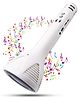 Oskart Serene Soundwaves: Melody Magic Handheld Wireless Karaoke Mic - Multi-Function Bluetooth, Microphone Speaker for Smartphones (White)