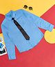 YU by Pantaloons Full Sleeves Solid Shirt With Tie - Blue