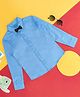 YU by Pantaloons Full Sleeves Solid Shirt With Bow - Blue